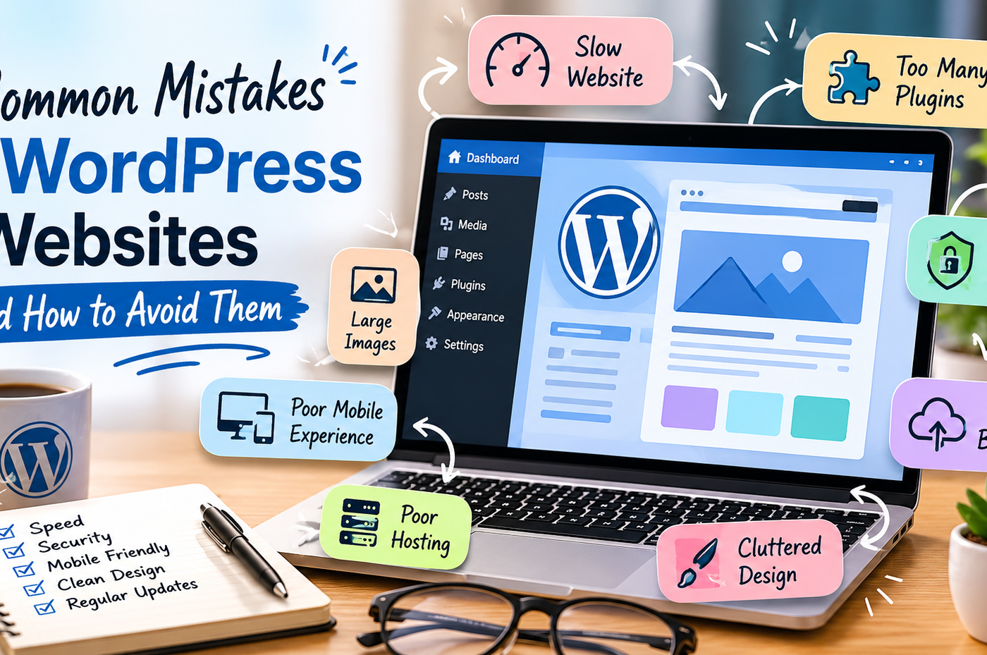Common Mistakes in WordPress Websites and How to Avoid Them